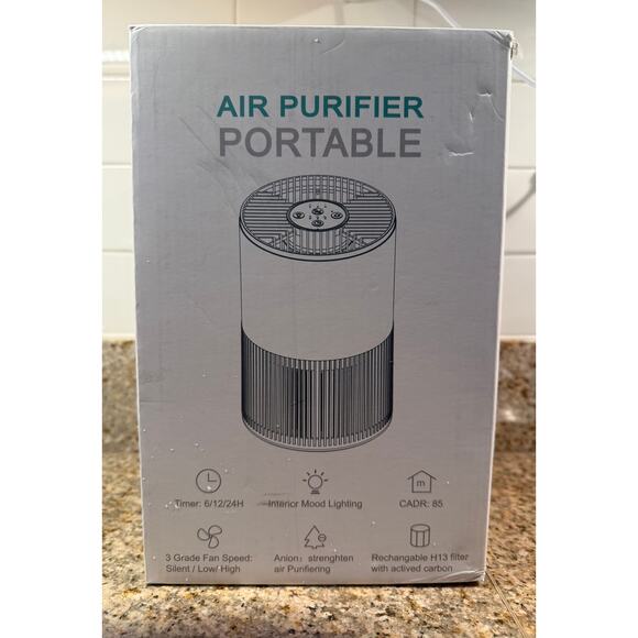 MORFY New Air Purifier covers 270 SqFt /hour, H13 True HEPA Filter Quiet Compact - Picture 2 of 13